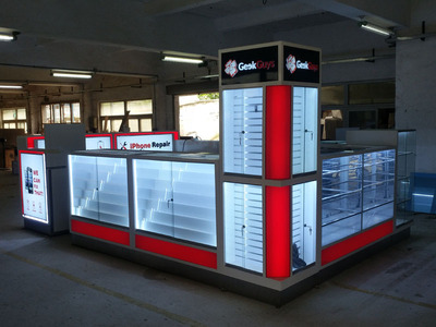 GS-P0 10 shopping mall display kiosk