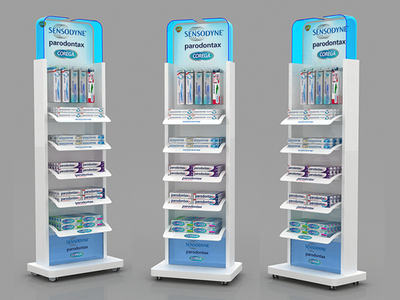 GS-SD77 TOOTHPASTE DISPLAY RACK