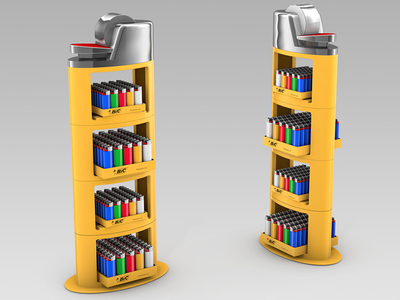 GS-SD80 lighter display rack