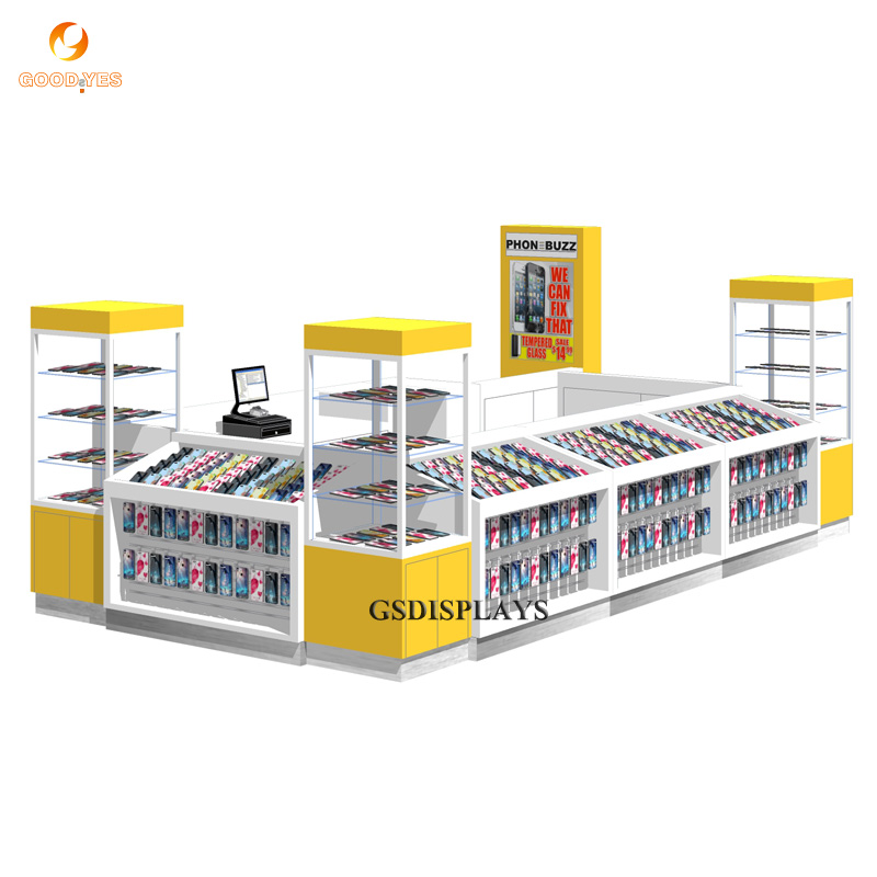 GS-P99 cell phone accessories kiosk displays