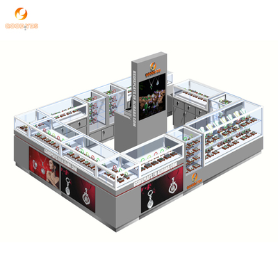 GS-J08 retail shopping mall showcase kiosks