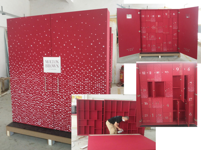 GS-SD0 9 perfume wall cabinet with fabrics laminate