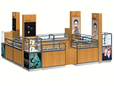 GS-J16 2022 brand new jewelry display showcase kiosks